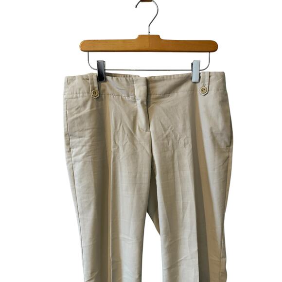 Theory Low Rise Straight Leg Pants Sand 8 - Picture 3 of 6